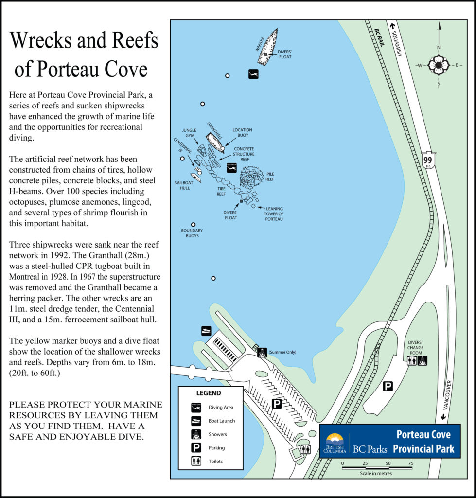 porteau-cove-diving-map